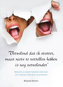 Boek over stotteren van redacteur en tekstschrijver Richard Heeres