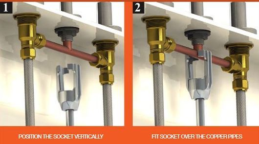 Basin socket set