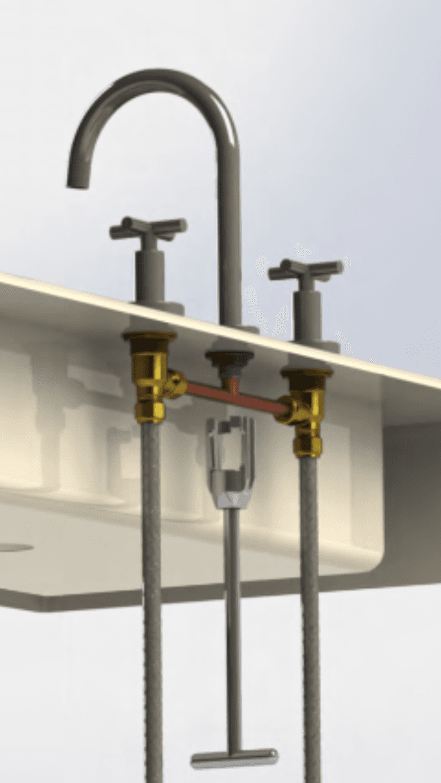 Basin socket set