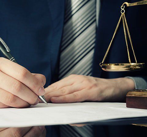 Personal Injury — Lawyer Working in Office in Hampton Roads, VA