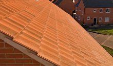 Roofing tools available in Bilston in the West Midlands Close up of roof tiles