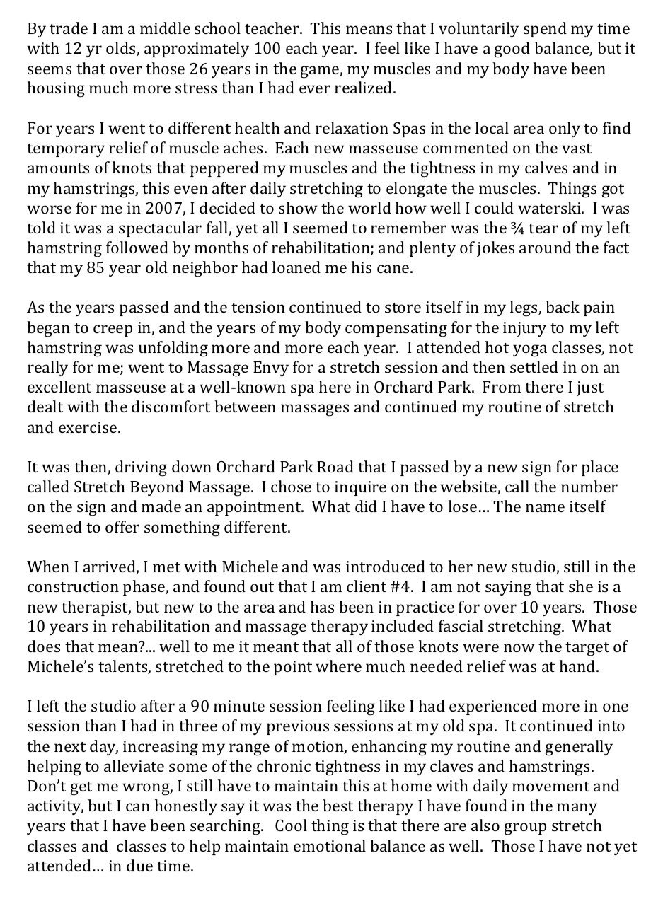 testimonial letter