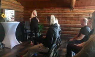 people in cabin