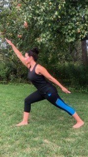 woman doing yoga 2