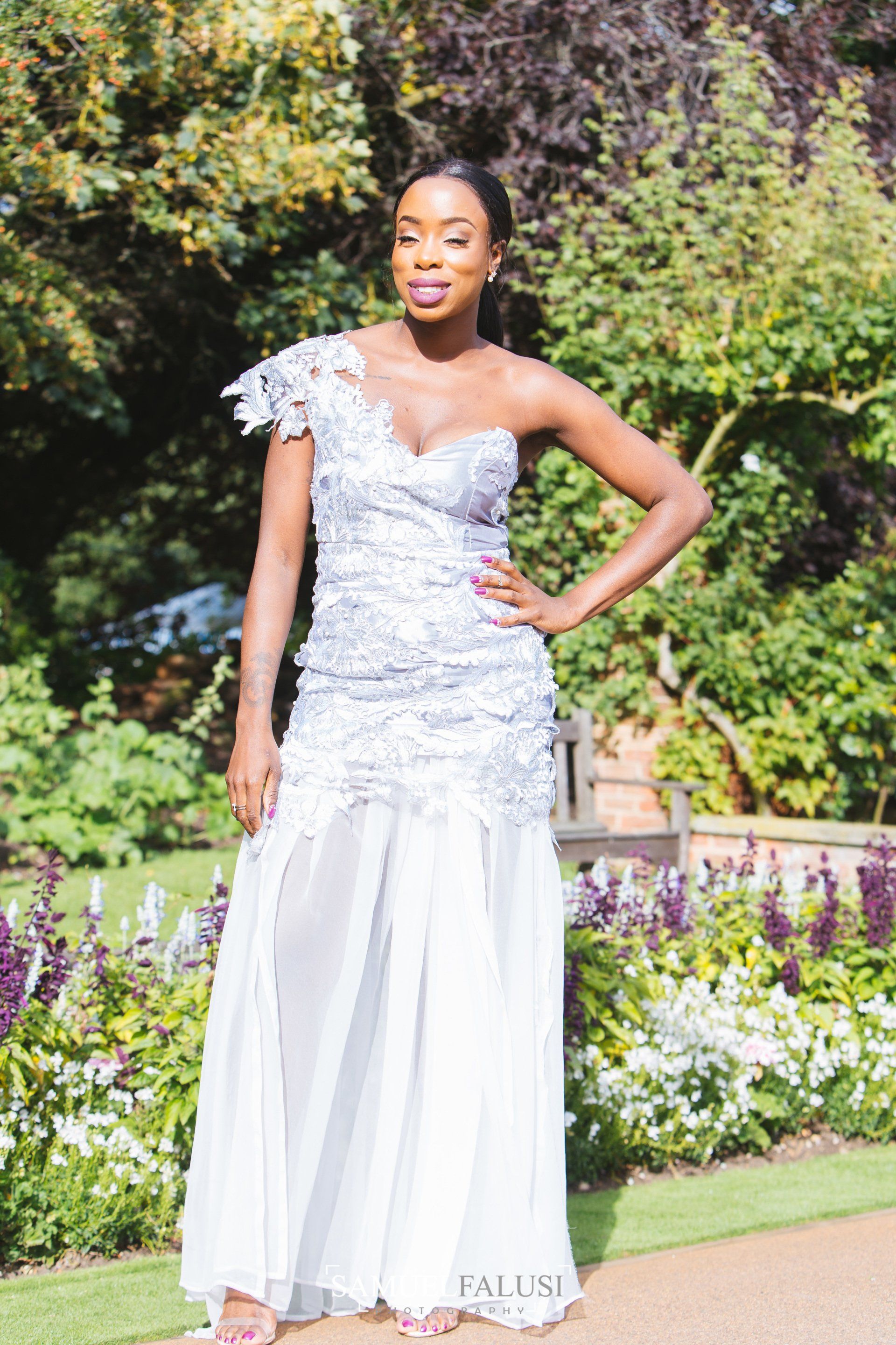 wedding dress model