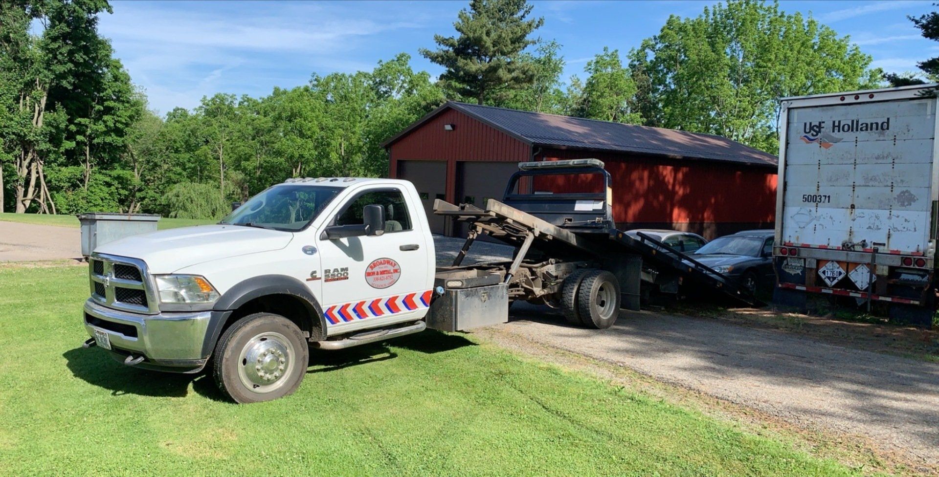 Truck for Junk Cars — Alliance, OH — Broadway Iron & Metal Truck for Junk Cars — Alliance, OH — Broadway Iron & Metal