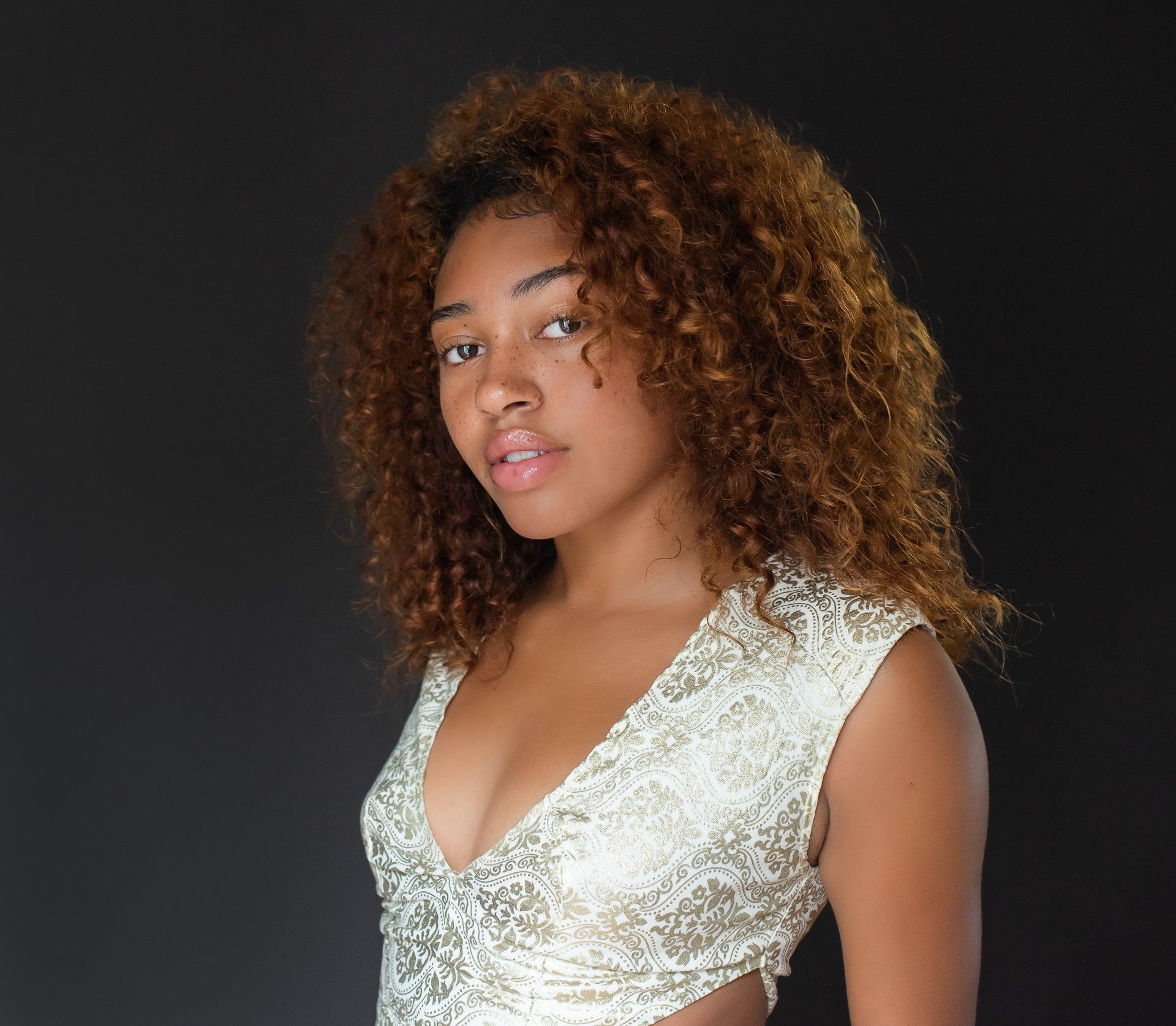 Portrait Photography | Stacey Naglie Toronto | Woman with satin style top