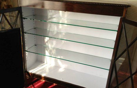 Glass shelves