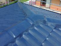 Painted roof, once completed