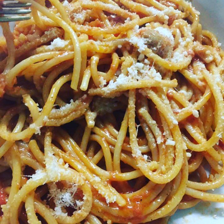 Piatto di spaghetti