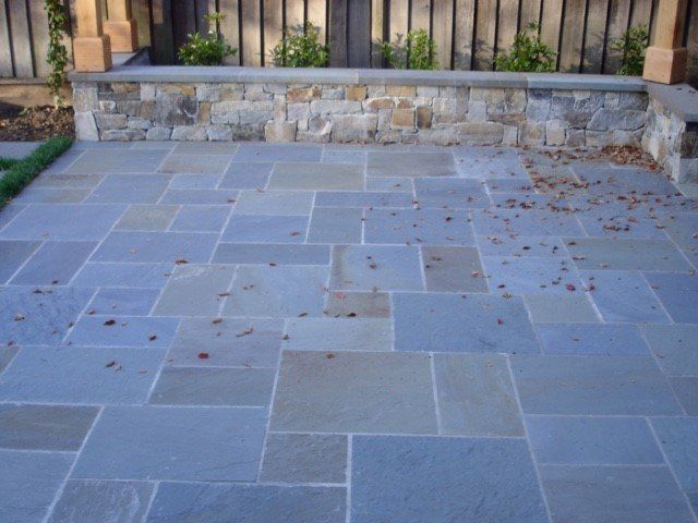 Patio and rock seating