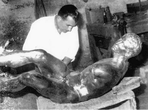 lavoro su statua