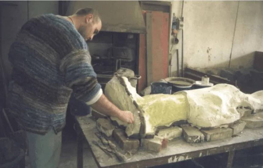 dettaglio realizzazione stampo