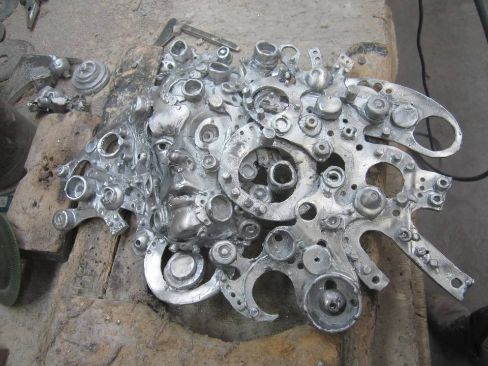 Scultura in alluminio 3