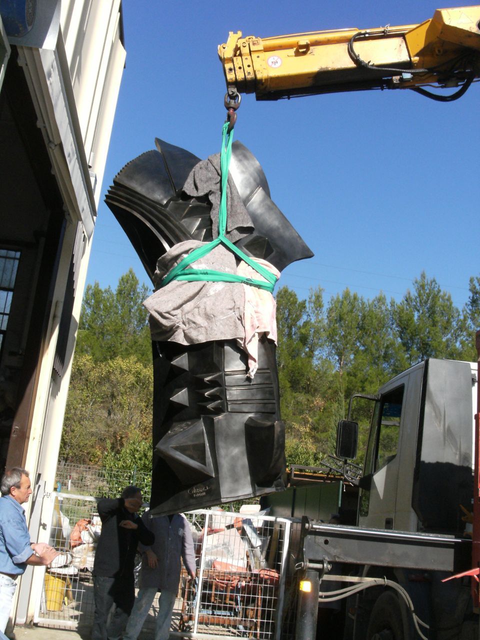 Trasporto sculture in bronzo della Fonderia d'Arte di Firenze