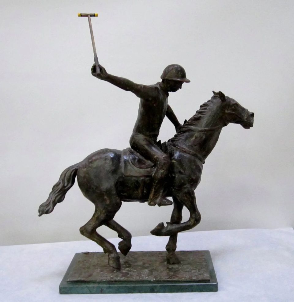 Bronzetto equestre