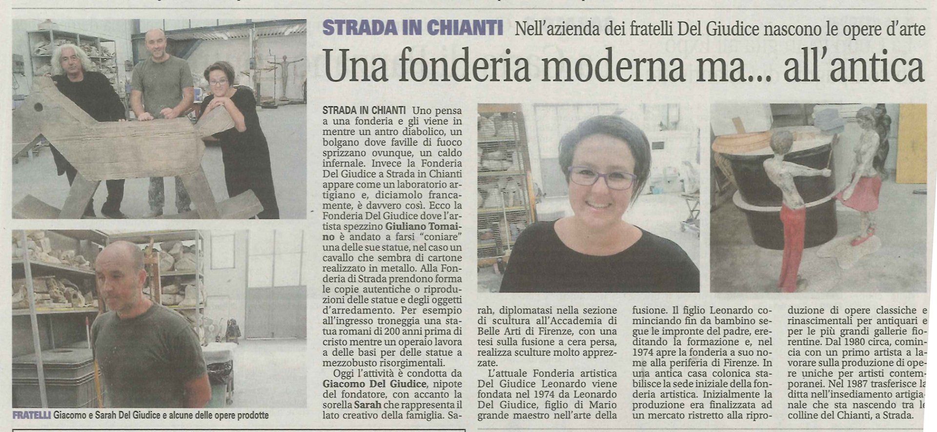 Ufficio stampa della Fonderia d'arte