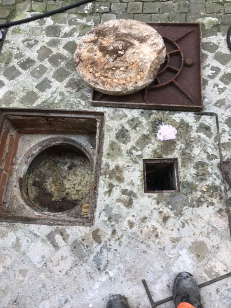 spurgo di rete fognaria