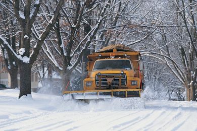Snow Plowing — Landscaping and Hardscaping in Morganville, NJ Snow Plowing — Landscaping and Hardscaping in Morganville, NJ