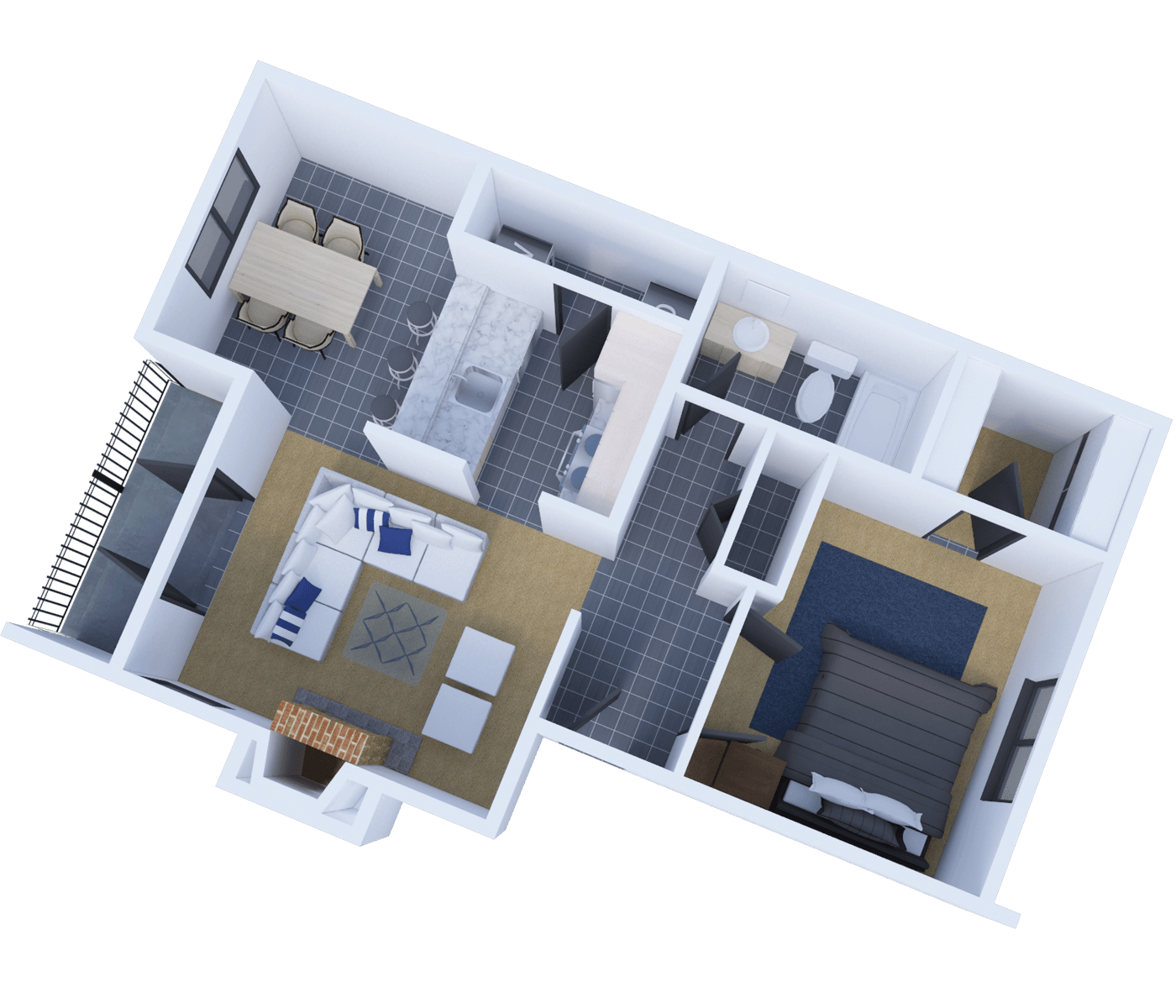 CL 1 bdrm_1 bath view 1_preview