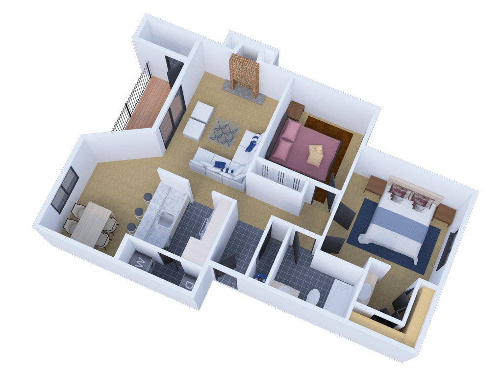 CL 2 bdrm_1 bath view 1_preview