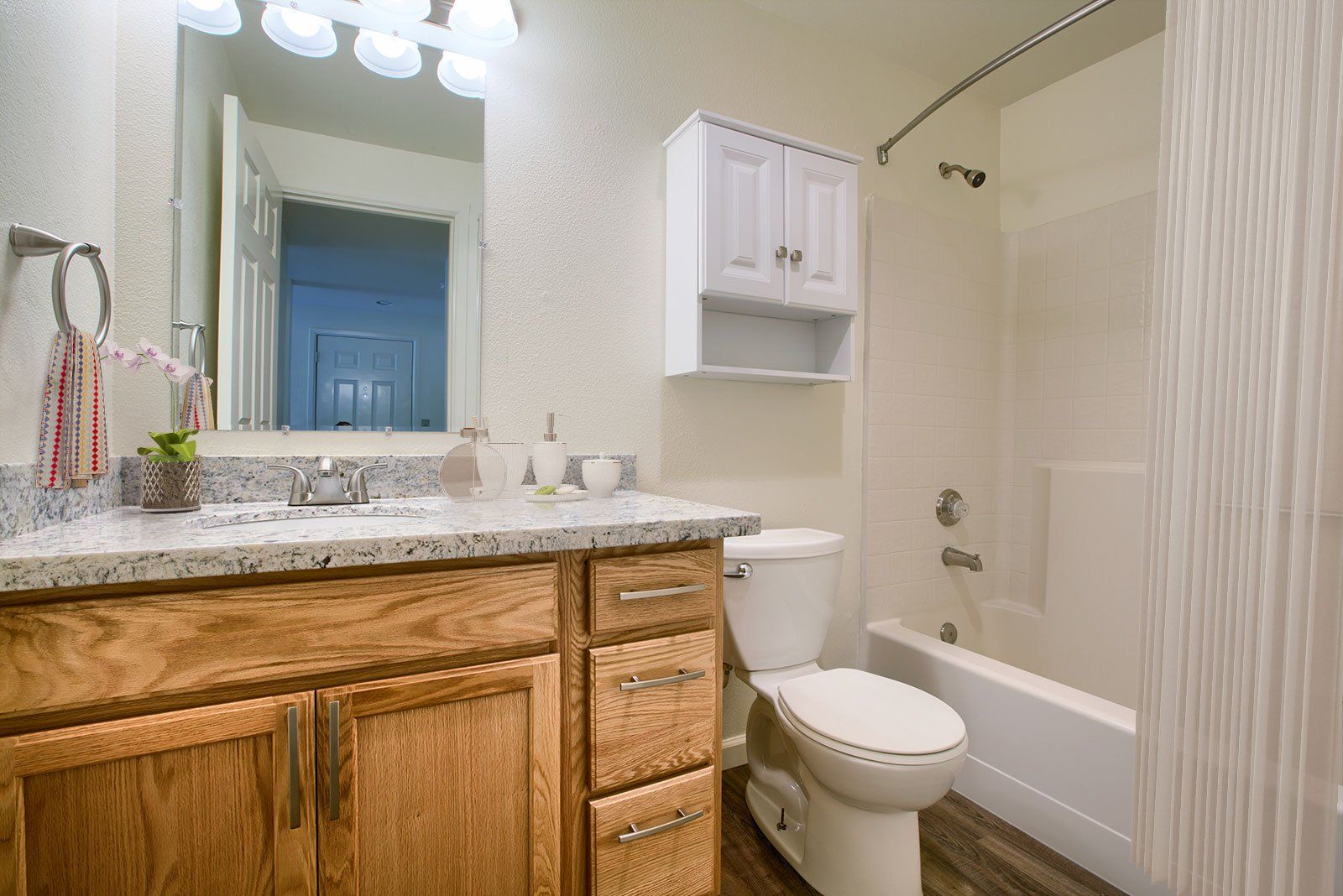 1x1 bathroom - virtually staged
