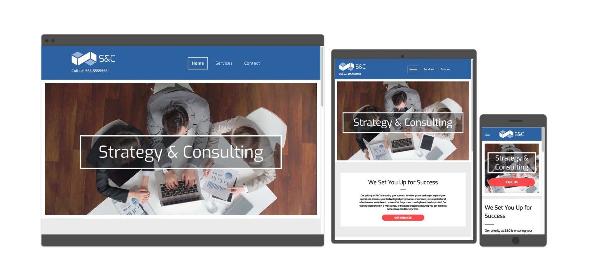 Financial Services Website Design