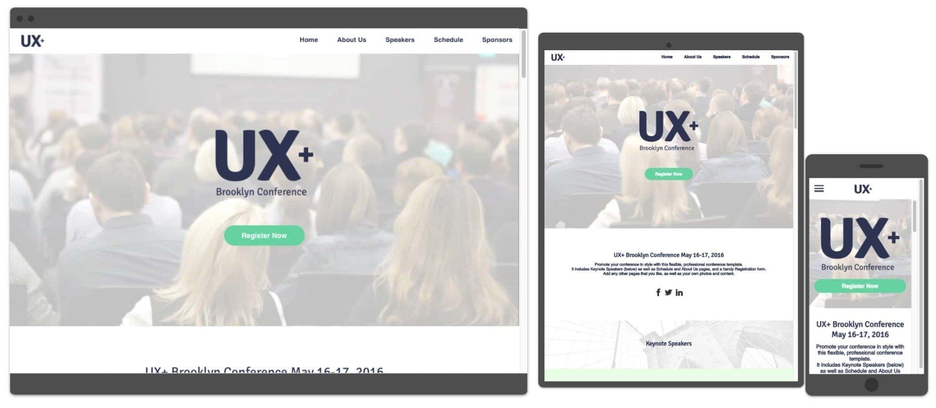 Government Political Responsive Website