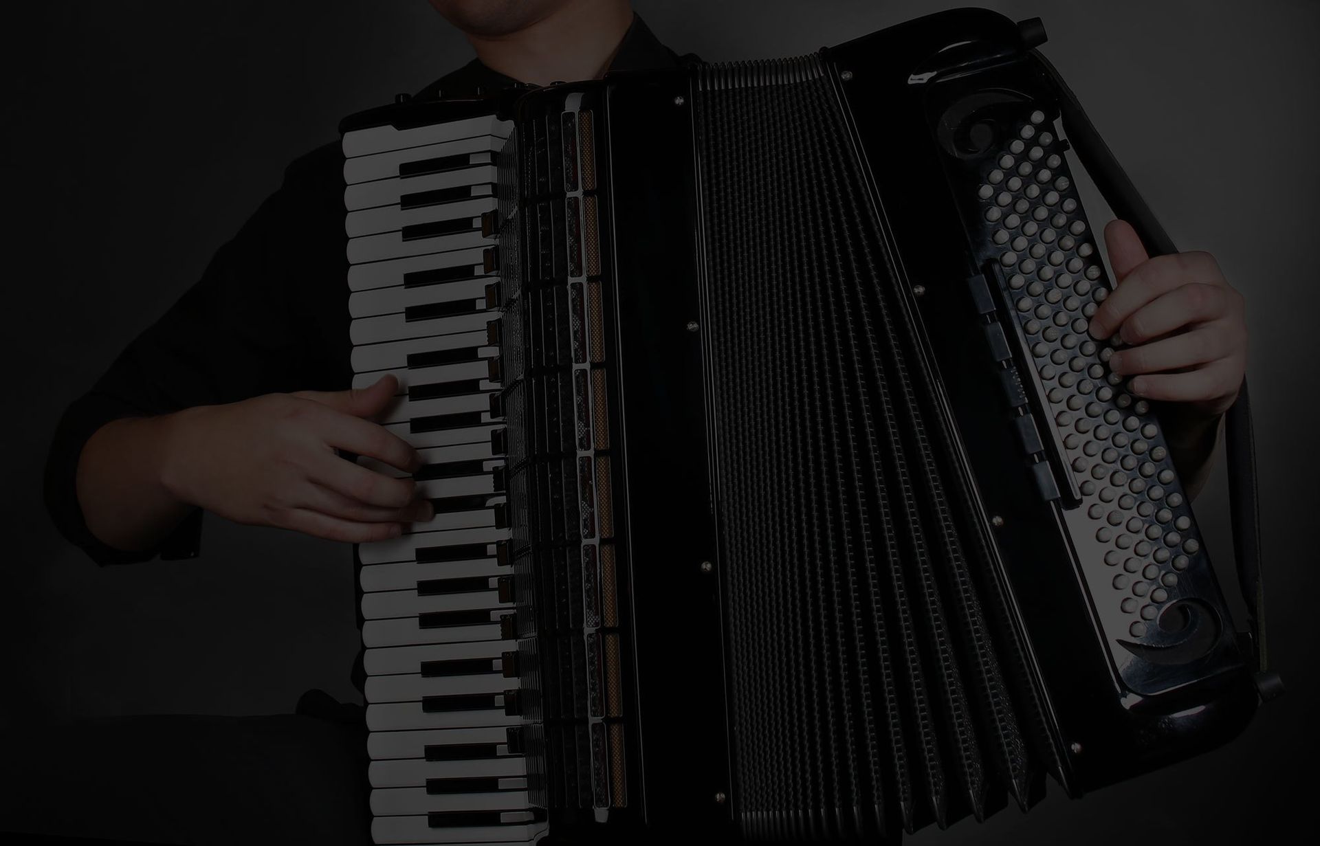 man playing a piano