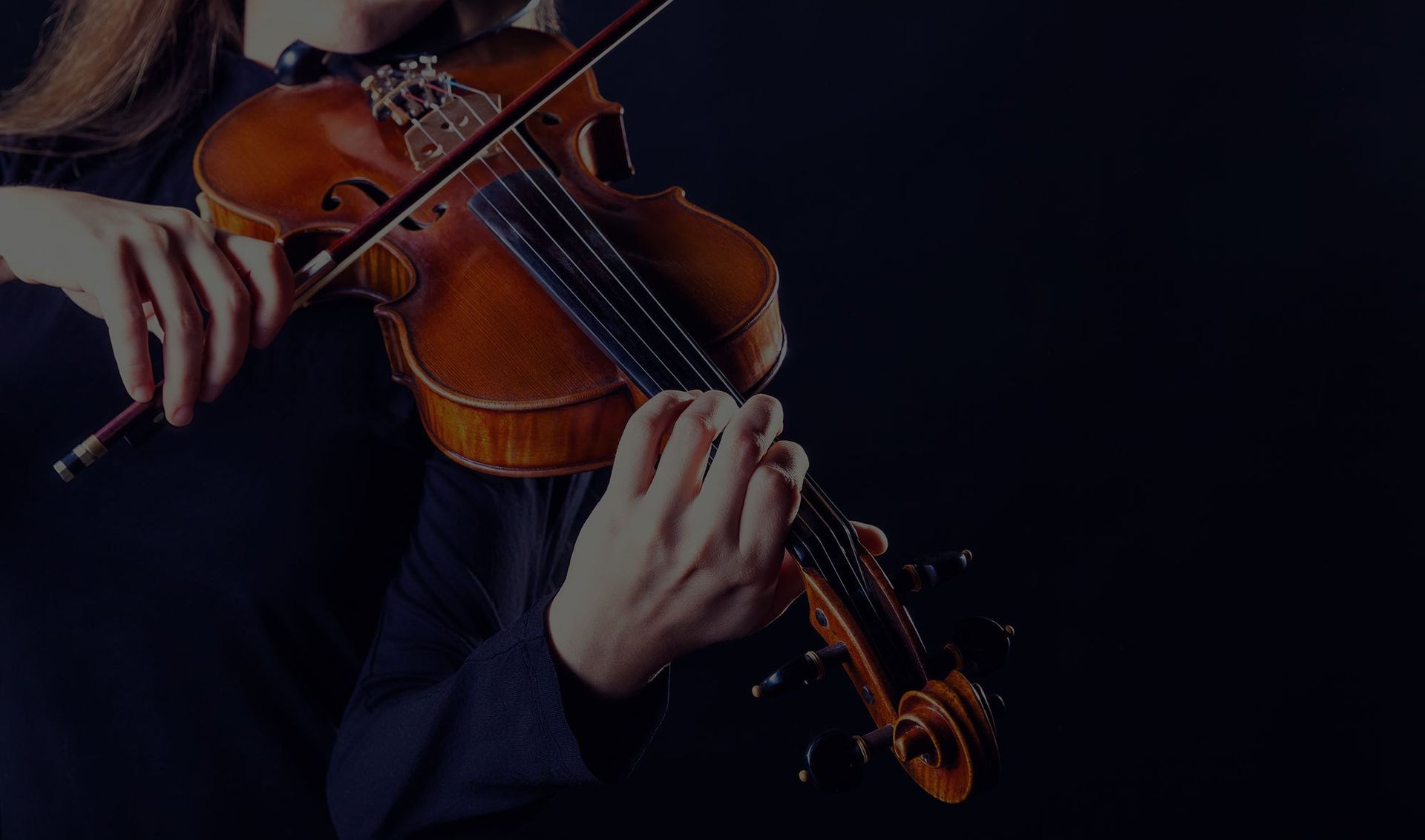Man playing a violin