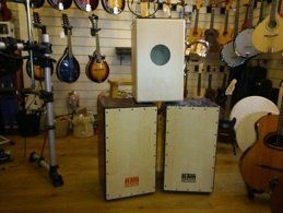 Various musical instruments available at the shop