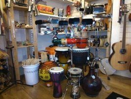 range of musical instruments
