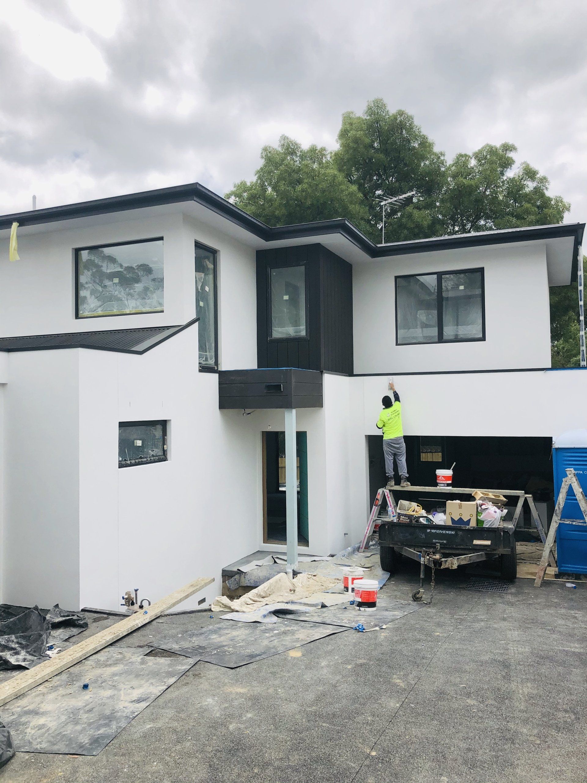 Cement rendering | Concrete finish |