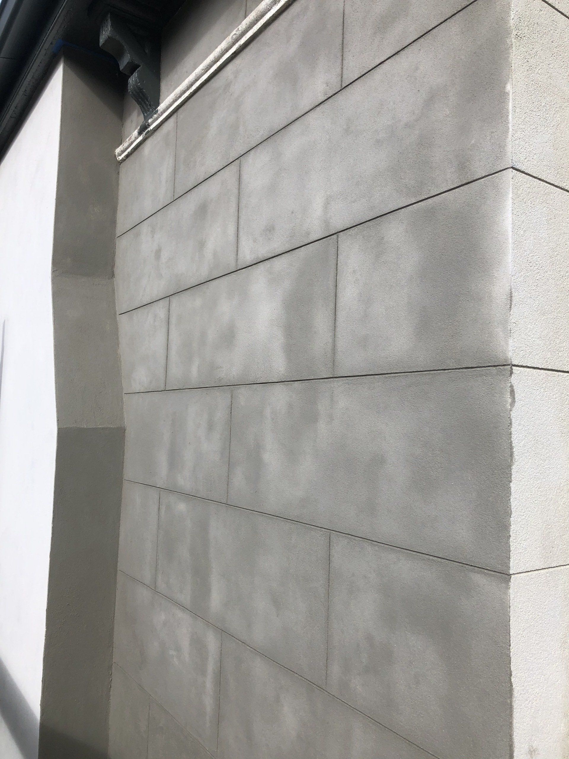 Traditional Render with block lines.