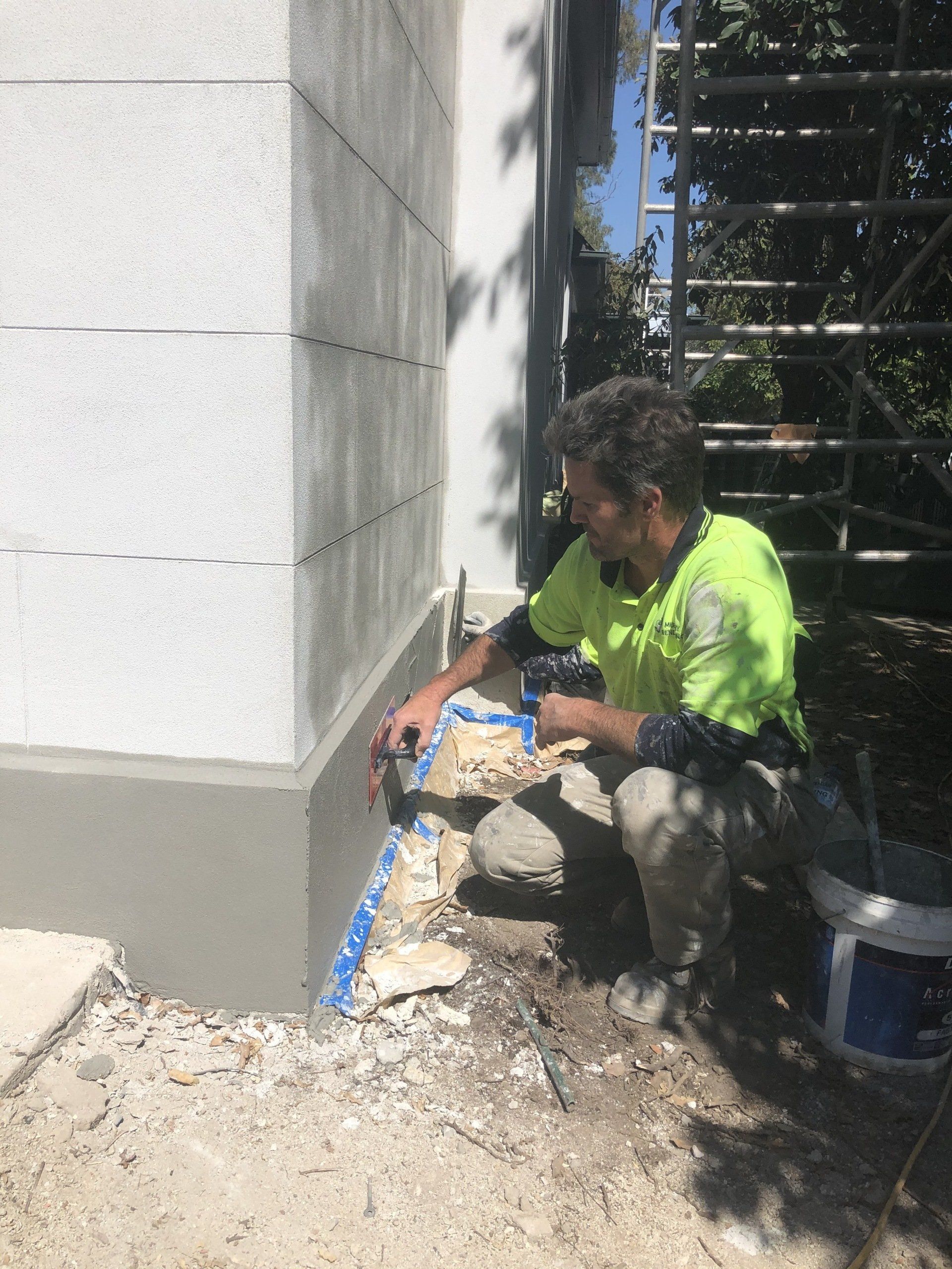 Rendering Melbourne. Solid Plastering