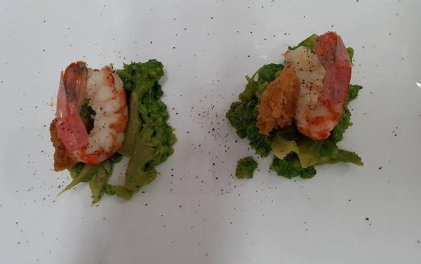 antipasti di gamberi