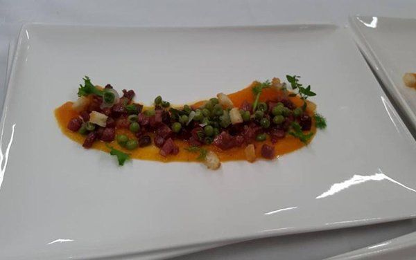 antipasto di pesce e verdure