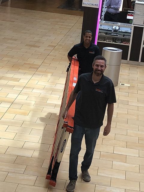 restoration workers