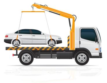 mezzo recupera auto ferma