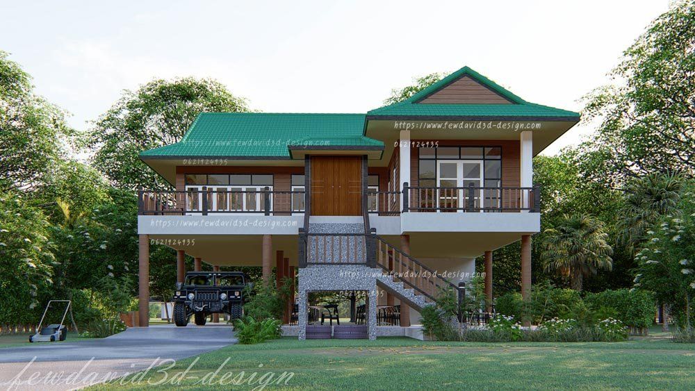 บ้านไทยประยุกต์ 2 ชั้น