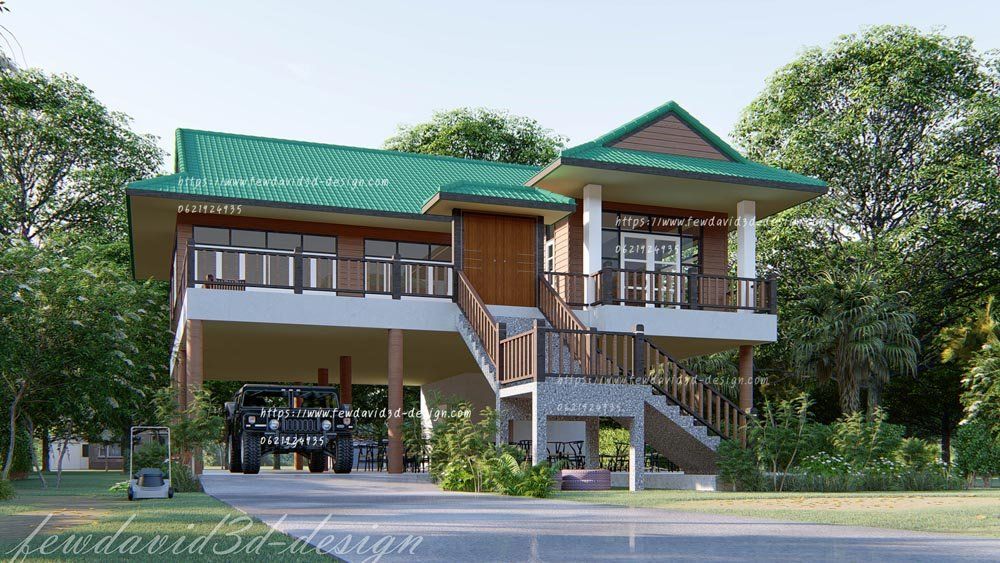 บ้านไทยประยุกต์ 2 ชั้น