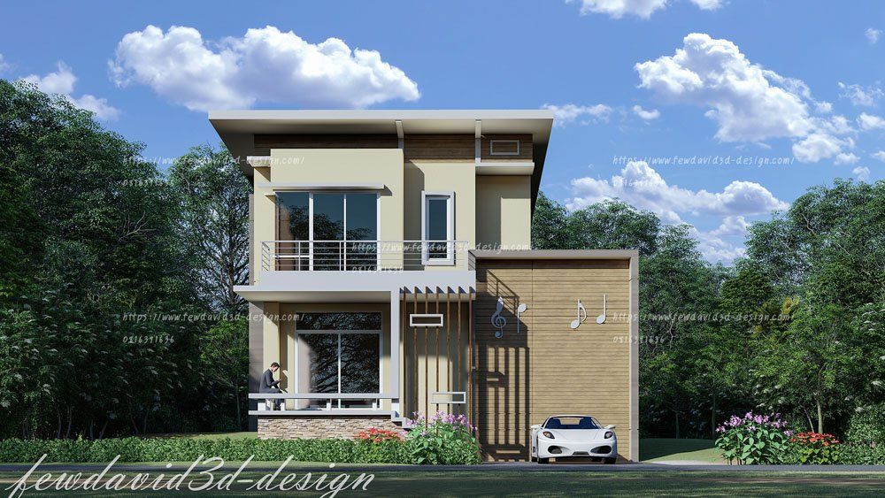 รับออกแบบบ้าน โมเดิร์น