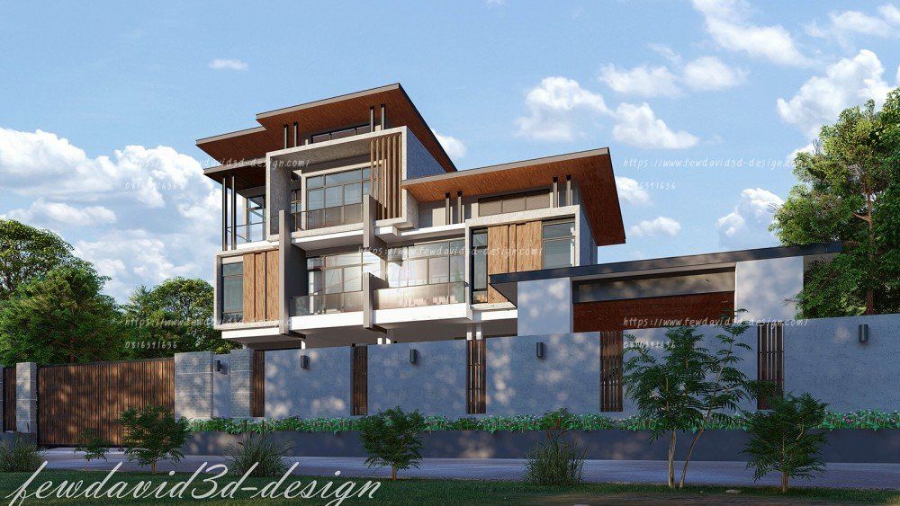 บ้านพักอาศัย3ชั้น อ.สามโคก จ.ปทุมธานี ,คุณสุฤทธิ์ ฯ รับออกแบบบ้าน 3 ชั้น