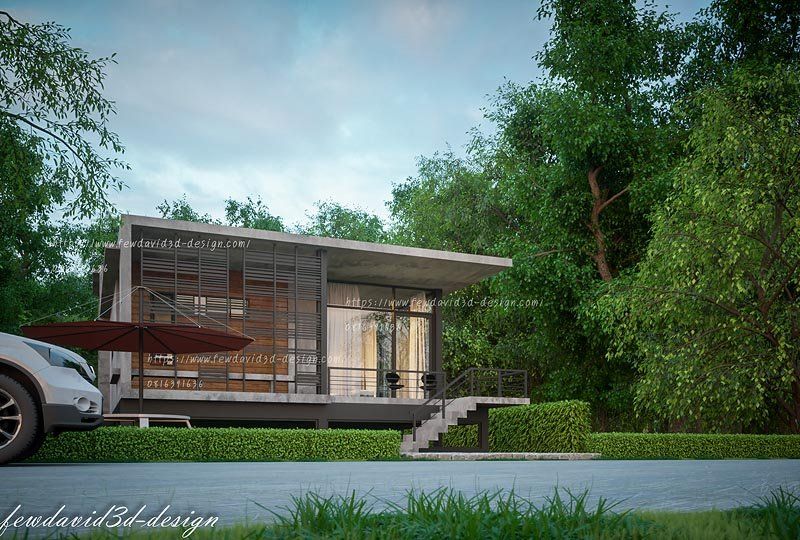 รับออกแบบบ้านโมเดิร์นลอฟต์