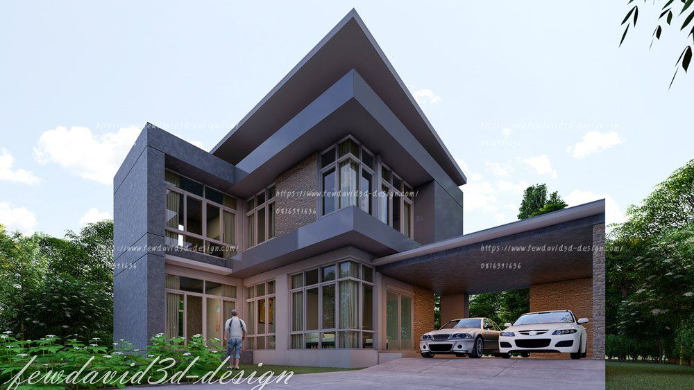 รับออกแบบบ้าน