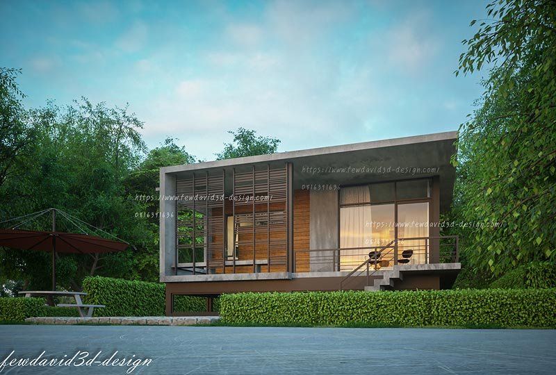 รับออกแบบบ้านโมเดิร์นลอฟต์