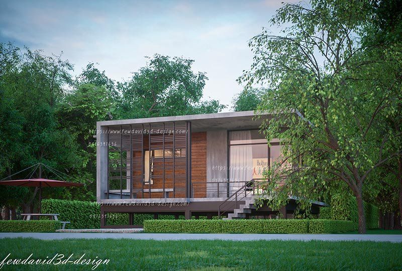 รับออกแบบบ้านโมเดิร์นลอฟต์