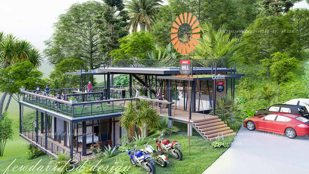รับออกแบบร้านกาแฟ