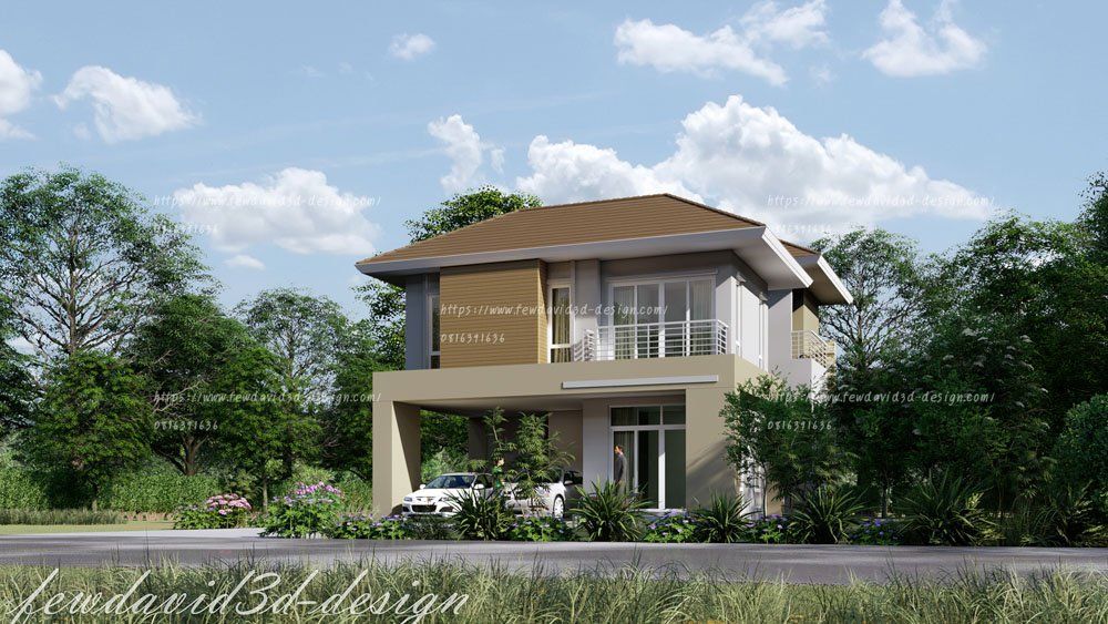 รับออกแบบบ้าน