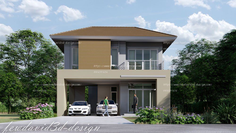 รับออกแบบบ้าน